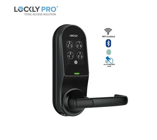 Lockly Guard - PGD679DW - Dual Locking Interconnected Smart Lock - RFID -Fingerprint Reader - Wi-Fi/Bluetooth App - Touchscreen Keypad - Duo 679D